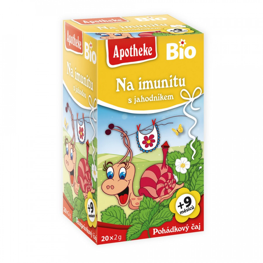 Apotheke Pohádkový čaj Bio Na imunitu s jahodníkem 20 x 2 g