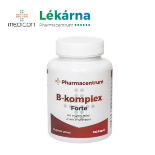 Pharmacentrum B-komplex Forte 100 kapslí