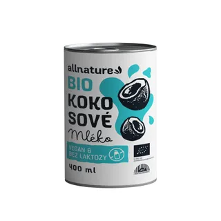 Allnature Kokosové mléko 400ml BIO