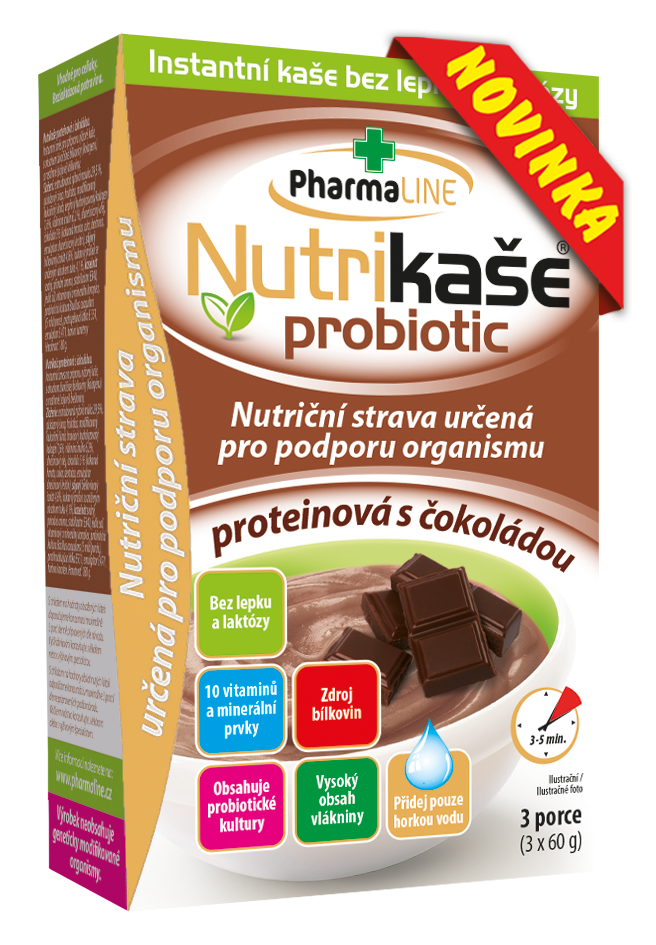 Mogador Nutrikaše Probiotic proteinová s čokoládou 180 g (3x60 g)