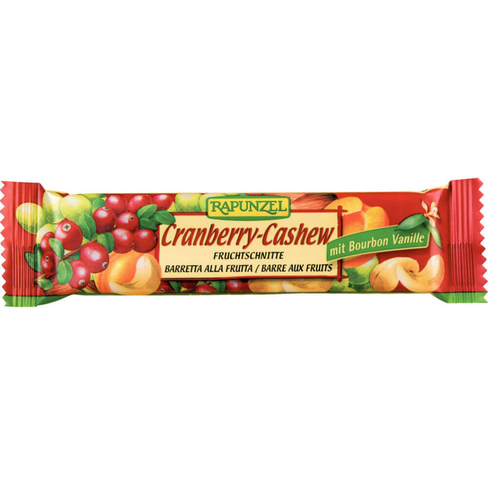 RAPUNZEL Cranberry-Cashew tyčinka bio 40g