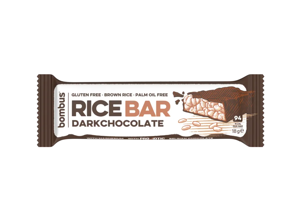 Bombus Rice Bar Dark chocolate 18 g