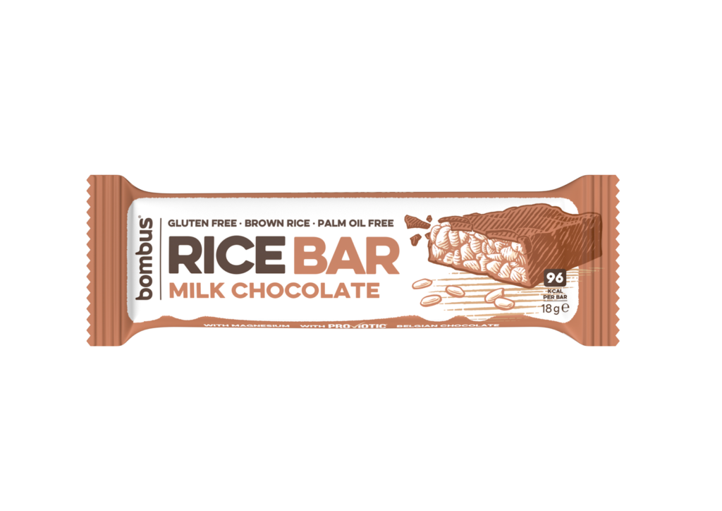 Bombus Rice Bar Milk chocolate 18 g