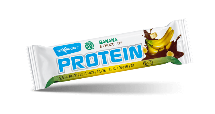 Maxsport Protein Bar proteinová tyčinka banán v čokoládě 50 g