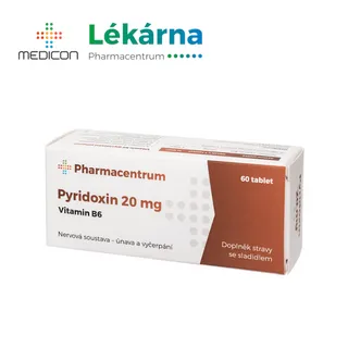 Pharmacentrum Pyridoxin 20 mg 60 tablet