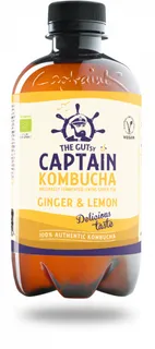 Captain Kombucha Kombucha zázvor a citron 400 ml Bio