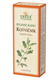 Grešík Bylinné kapky Kotvičník 50ml