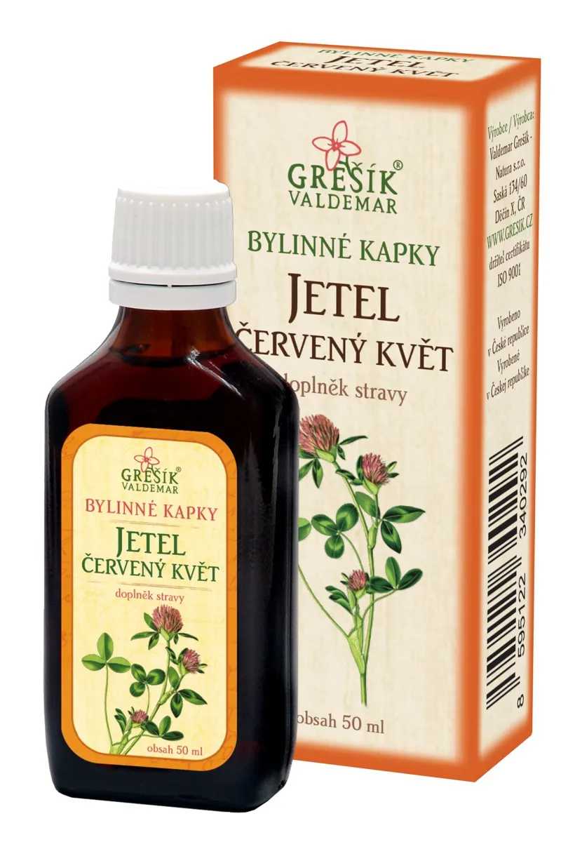 Grešík Bylinné kapky Jetel červený květ 50ml