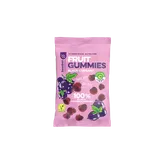 Bombus Fruit Gummies Black currant + Vitamin C černý rybíz želatinové bonbony 35 g