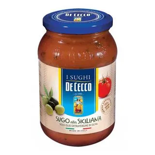De Cecco Sugo alla Siciliana rajčatová omáčka s olivami 400 g