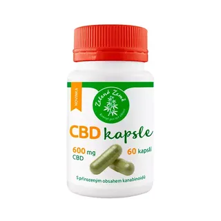 Zelená země CBD kapsle 600 mg CBD 60 kapslí