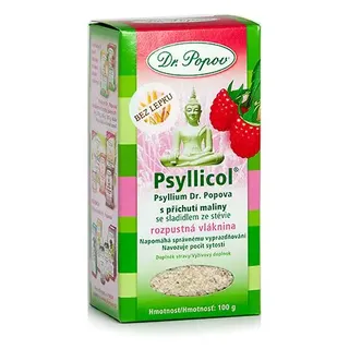 Dr. Popov Psyllicol® s příchutí maliny 100 g