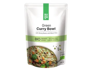 Auga Green Curry Bowl se zeleným kari, mungem a černou rýží 283 g BIO