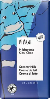 Vivani mléčná čokoláda s mléčnou náplní pro děti 100g BIO