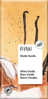 Vivani Bílá čokoláda s vanilkou 80 g BIO