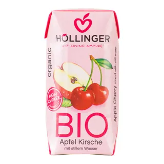 Hollinger Šťáva ovocná jablko višeň 200ml BIO