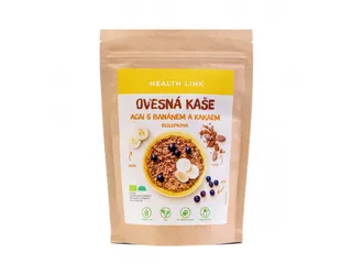 Health Link Ovesná bezlepková kaše s acai, banánem a kakaem 300 g BIO