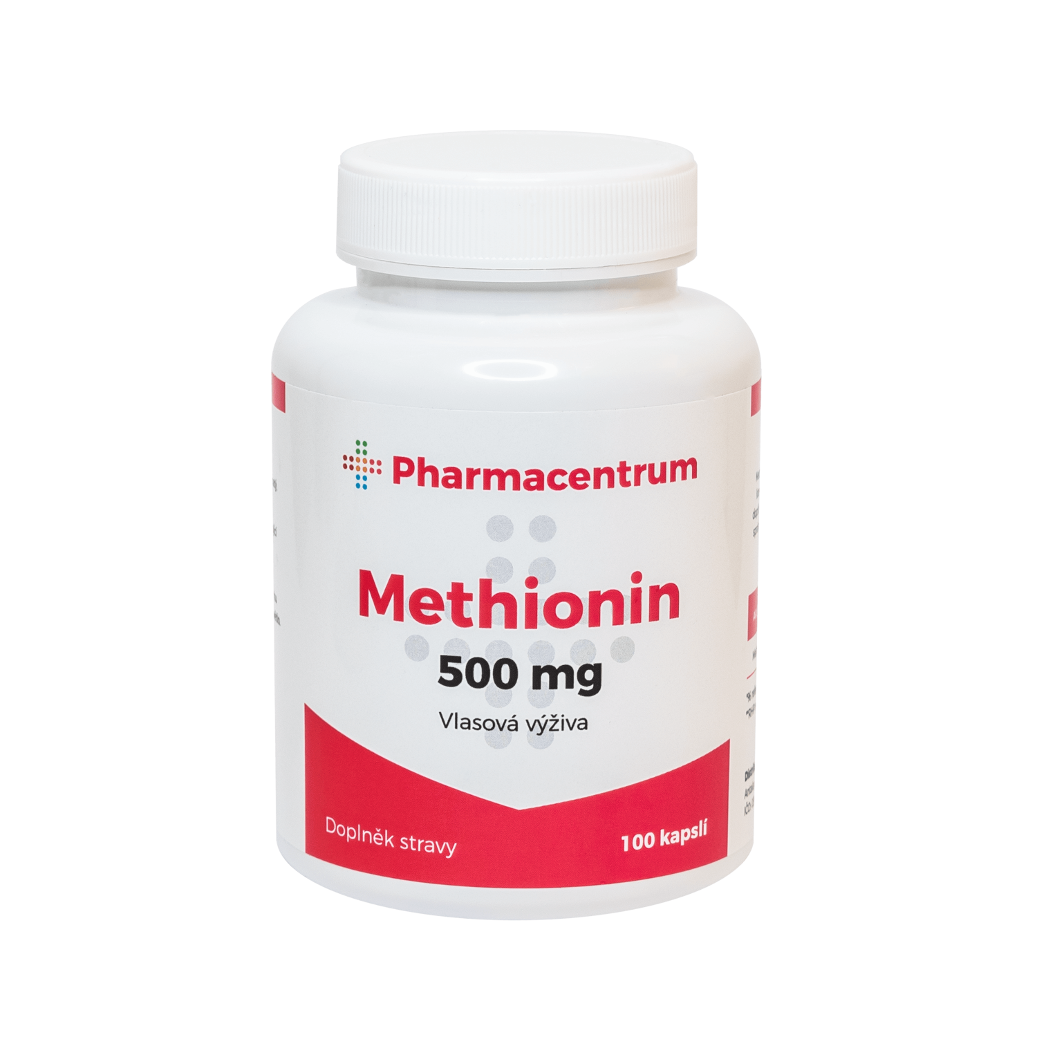 AKCE 3+1 Pharmacentrum Methionin 500 mg 100 kapslí