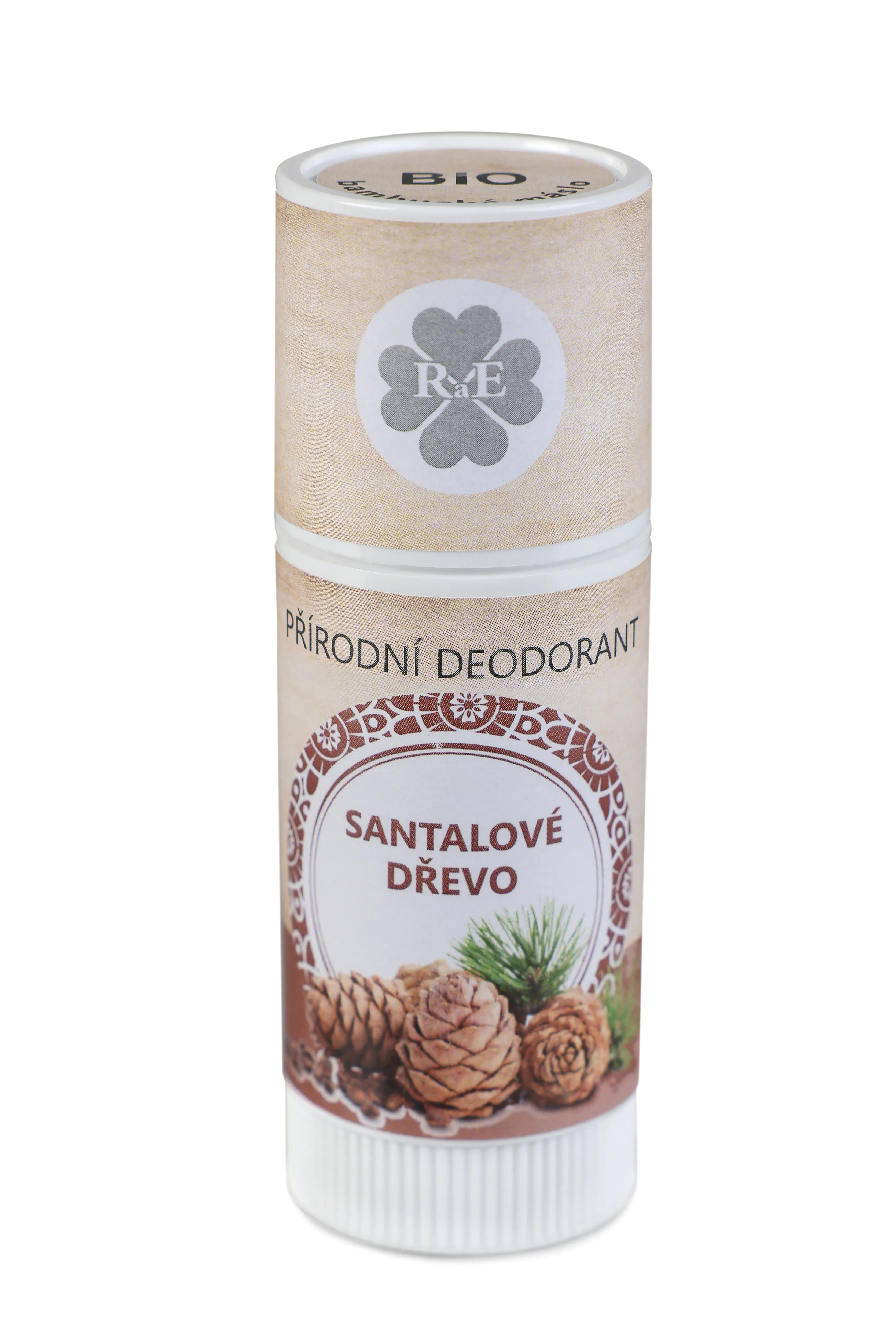 RaE Přírodní tuhý deodorant Santalové dřevo 25ml
