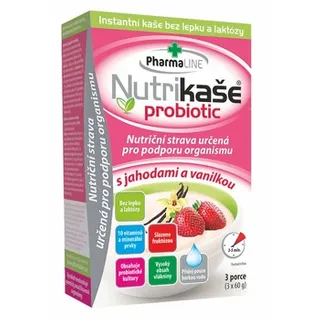 Mogador Nutrikaše probiotic s jahodami a vanilkou 180g (3x60g)