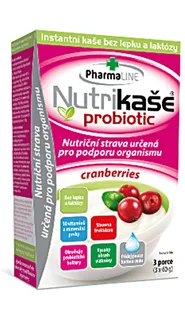 Mogador Nutrikaše probiotic cranberries brusinková 180g (3x60g)