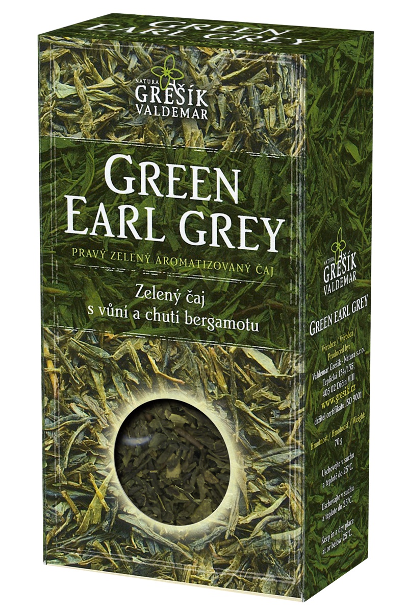 Grešík Green Earl Grey čaj sypaný 70 g