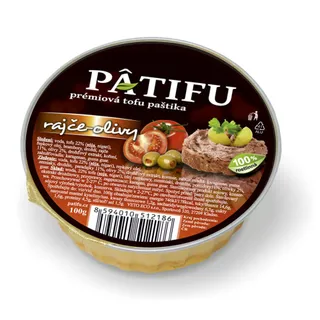 Patifu tofu paštika rajče-olivy 100g BLP