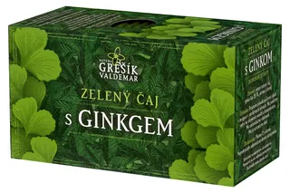 Grešík Zelený čaj s ginkgem 20 x 1,5 g