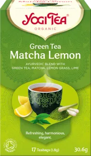 Yogi Tea Zelený čaj Matcha Citrón 17 x 1,8 g BIO