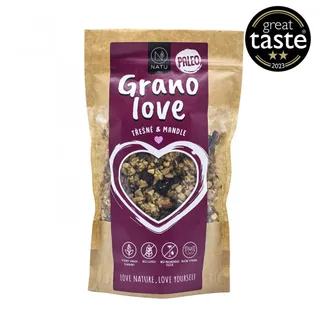 NATU Paleo granola třešně a mandle 370 g