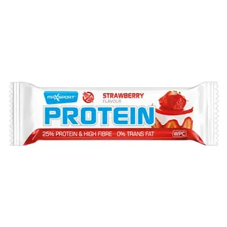 Maxsport Protein Bar 60g proteinová tyčinka jahodová