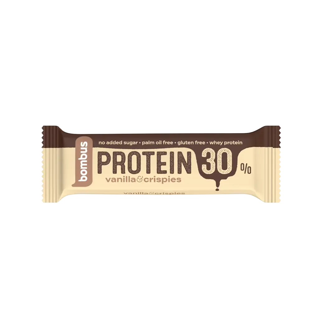 Bombus Protein 30 % tyčinka vanilka 50 g