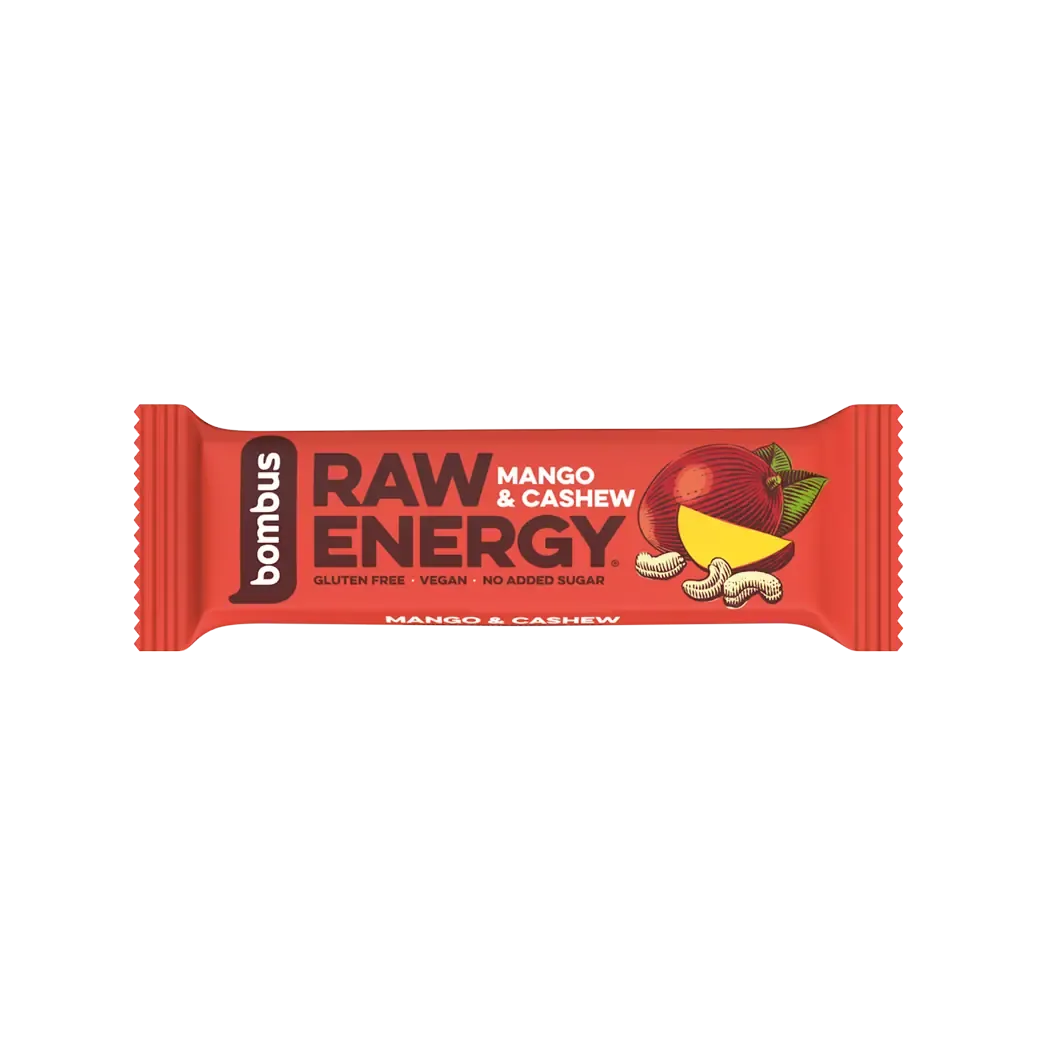 Bombus Raw Energy tyčinka mango a kešu 50 g