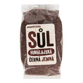Country Life Sůl himalájská černá jemná 250 g