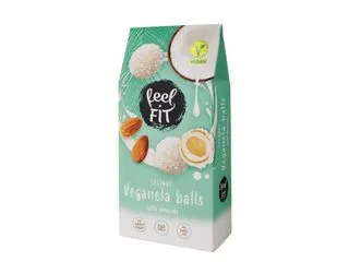 Feel fit Veganella balls - kokosové kuličky s mandlemi bez přidaného cukru 63 g