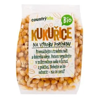 Country Life Kukuřice na výrobu popcornu 200 g BIO