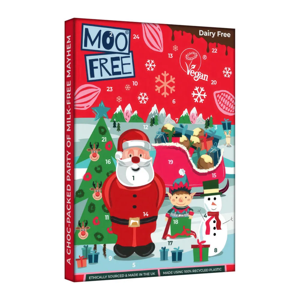 Moo Free Adventní kalendář veganský kakaový 70 g