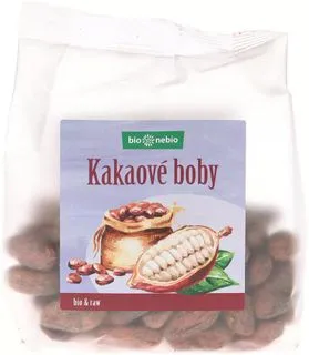 bio*nebio Kakaové boby nepražené celé 100 g BIO