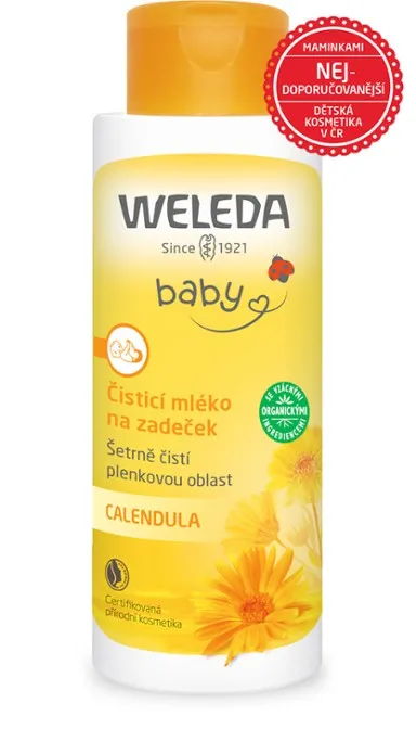 Weleda Čisticí mléko na zadeček 400 ml