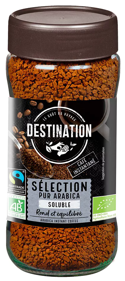 Destination Instantní káva 100% arabica 100 g BIO