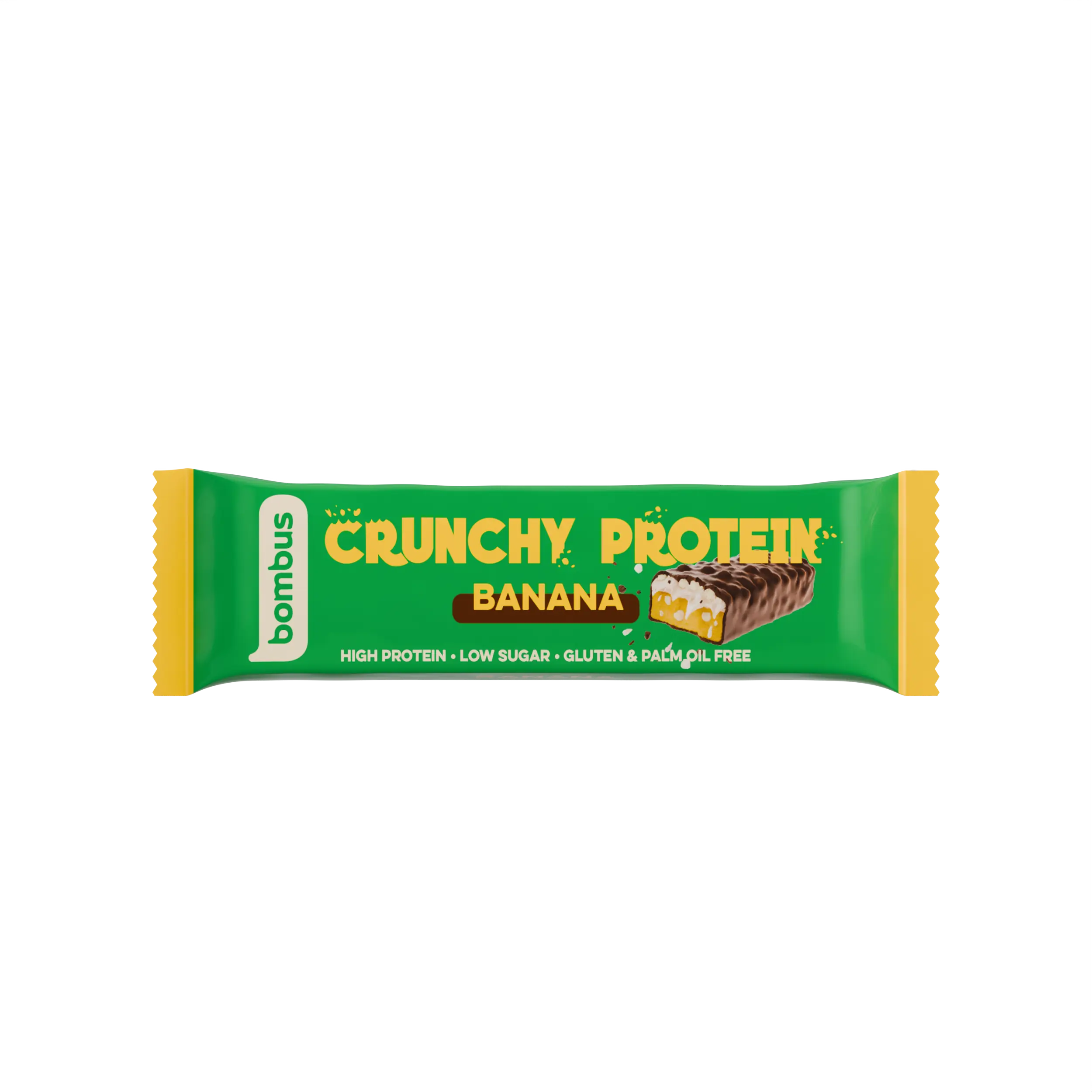 Bombus Crunchy Protein Banana tyčinka banánová 50 g
