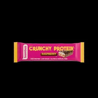 Bombus Crunchy Protein Raspberry tyčinka malinová 50 g