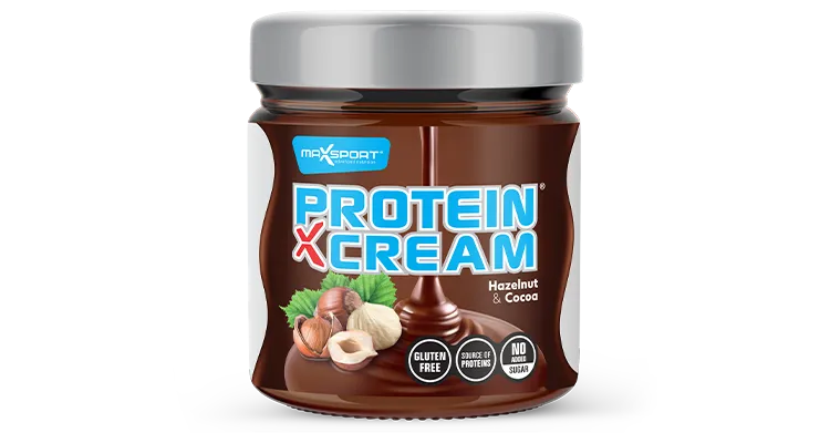 Maxsport Protein X-Cream lískový oříšek a kakao 200 g