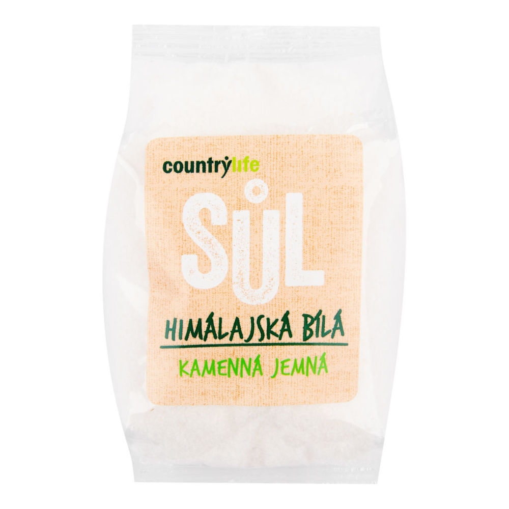 Country Life Sůl himalájská bílá jemná 500 g