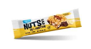 MaxLife Tyčinka Nuts Bar 25% protein čokoláda banán 40 g