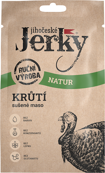 Jihočeské Jerky Krůtí natur 20 g