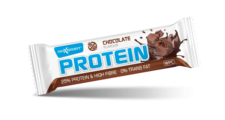 Maxsport Protein Bar proteinová tyčinka čokoládová 50 g