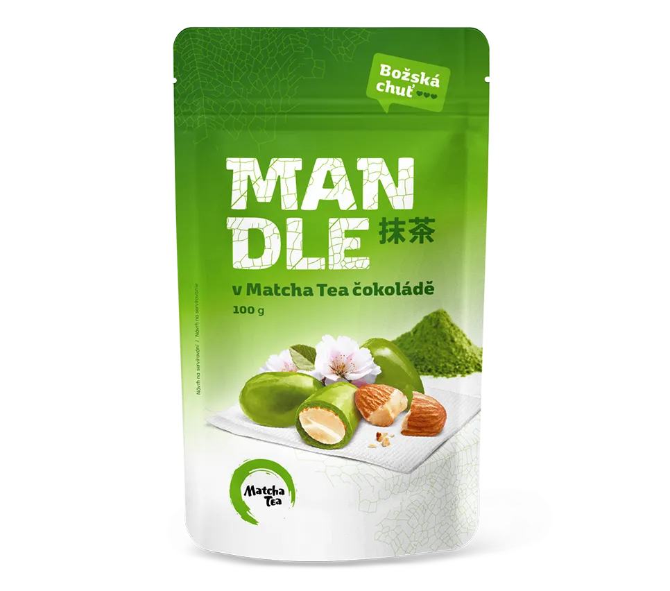 Kyosun Mandle v Matcha Tea čokoládě 100 g