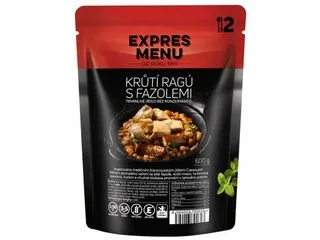 Expres Menu Krůtí ragú s fazolemi 600 g (2 porce)