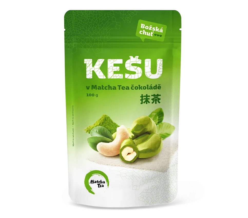 Kyosun Kešu v Matcha Tea čokoládě 100 g